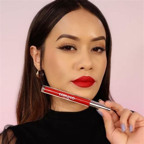 Flicka Any Tomato Liquid Lipstick Combo Nude Tomato Red Pinkish Nude Ultra Smooth Non