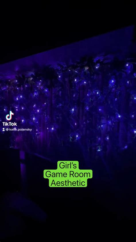 Girl’s Game Room inspiration | Gamer Girl Room Aesthetic | Games room ...