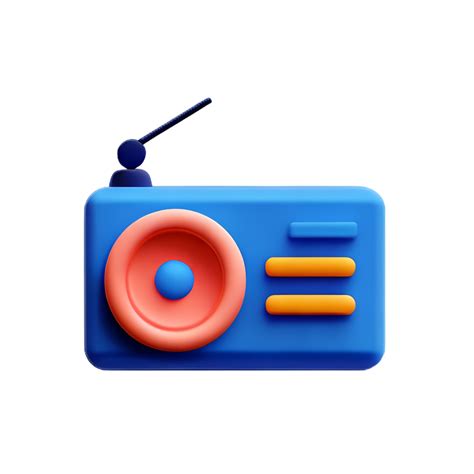 Radio 3d Rendering Icon Illustration 28589537 Png