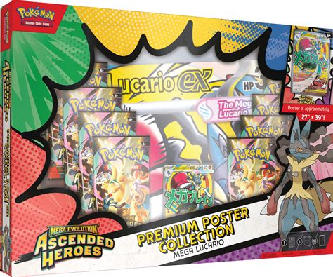 Pokemon Tcg Ascended Heroes Premium Poster Collection Mega