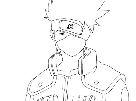 Desenho De Kakashi Anime Para Colorir Tudodesenhos