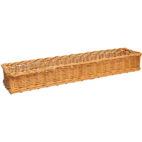 Narrow Food Grade Rectangular Basket Fresh Produce Displays