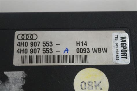 AUDI A8 D4 4H MODUŁ STEROWNIK ZAWIESZENIA 4H0907553 4H0907553A KROLAN