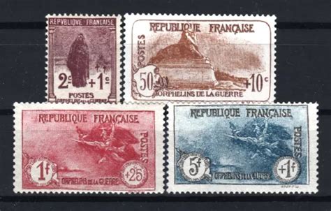 France Stamp Timbre Orphelins De La Guerre E Serie Neufs Xx