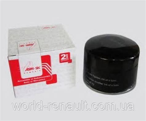 Масляный фильтр на Рено Логан, Логан MCV, Сандеро Stepway 1.4i 8V 1.6i ...