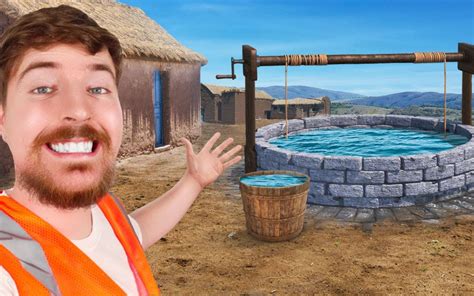 MrBeast construye 100 pozos en pueblos de África