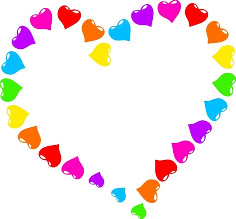 Public Domain Picture Rainbow Heart Clipart Id 14024737218841