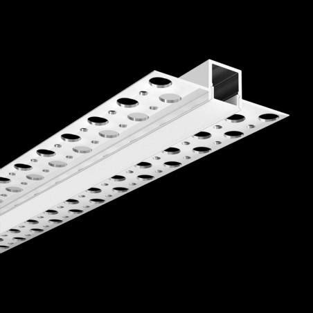 Arc LED Plaster In Aluminium Profile Flush Mount Led Profile ARC PB UK