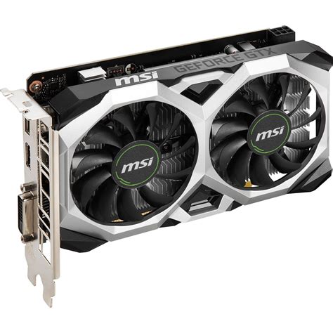 MSI GeForce GTX 1650 D6 VENTUS XS OCV1 4GB Overclocked Graphics Card ...