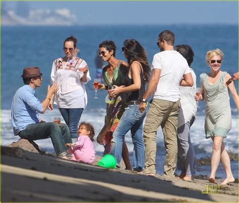Halle Berry Bikini Beach Birthday Bash Photo Bikini Celebrity Babies Gabriel