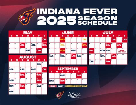 Download 2025 Fever Schedule Wallpapers