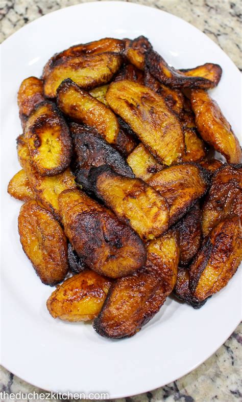 Fried Ripe Plantain Recipes - The Duchez Kitchen