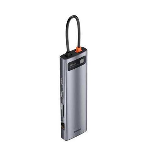 خرید،قیمت و مشخصات هاب 11 پورت تایپ سی بیسوس BASEUS METAL GLEAM 11 IN 1 ...