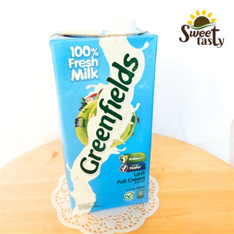 Susu Greenfield Uht Full Cream 1000 Mlgreenfield Freshmilk 1 Liter