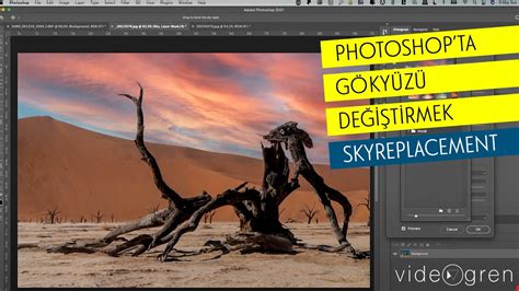 Photoshop Ta G Ky Z De I Tirme Skyreplacement Youtube