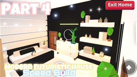 Modern Futuristic House Part Speed Build Roblox Adopt Me Re