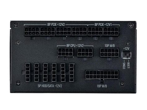 Cooler Master MasterWatt V1300 Full Modular Platinum Power Supply MPZ ...