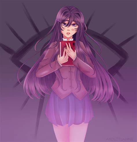 Yuri [DDLC Fanart] by AxolotlAnne on DeviantArt