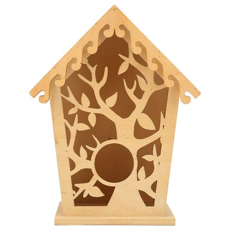 Bird Nests Hollow Tree Leaves Patterns Bird House Bird Cage for Indoor