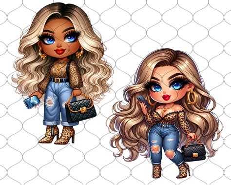 Chibi Hot Latina Girl Png Chibi Hispanic Woman Chibi Dolls Png Chibi Girl Png Chibi