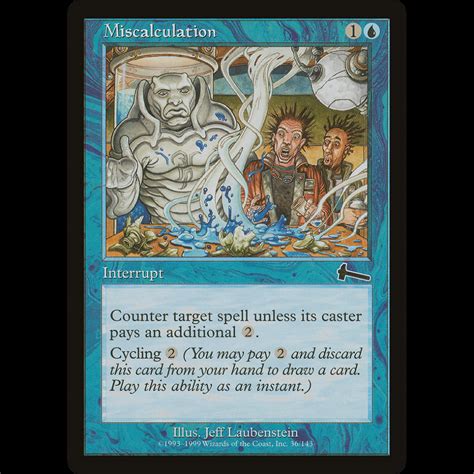 Mtg Miscalculation Urzas Legacy Madtoyz