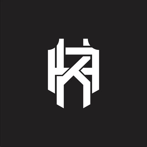 ka logo monogram design template  vector art  vecteezy