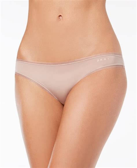 Dkny Litewear Low Rise Mesh Trim Bikini Underwear Dk Shopstyle
