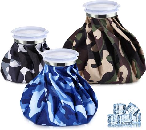 Amazon Nuanchu Pieces Ice Bags For Injuries Reusable Ice Pack Hot Cold Water Bag Inches