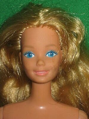 Strawberry Blond Barbie Thigh Length Hair Super Star Body Nude For OOAK