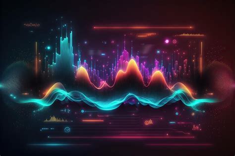 Premium Photo Abstract Sound Waves Frequency Audio Waveform Music