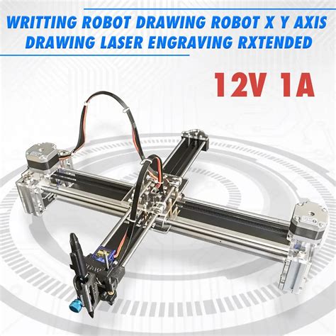 12v 1a 2 Axis Writing Drawing Robot X Y Axis Drawing Laser Engraving