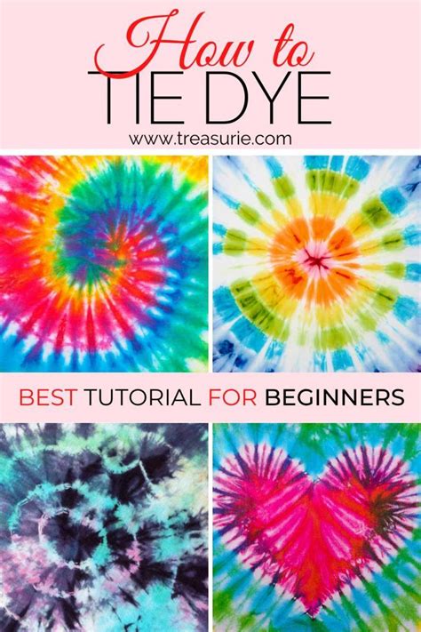 How To Tie Dye For Beginners Anyone Can Do It Treasurie Tie Dye