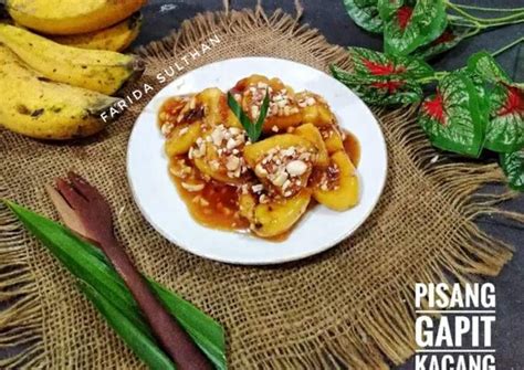 Resep Pisang Gapit Kacang Oleh Farida Sulthan Ig Malika