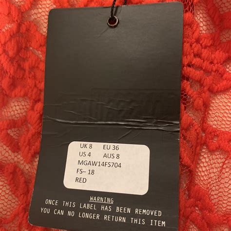 Red Misguided Dress The Back Is So Nice And The Depop