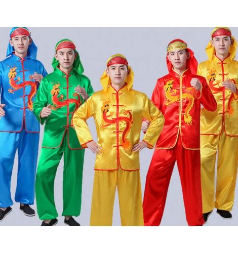 Mens Folk Dance Costumes Mens Chinese Folk Dance Costumes Dragon