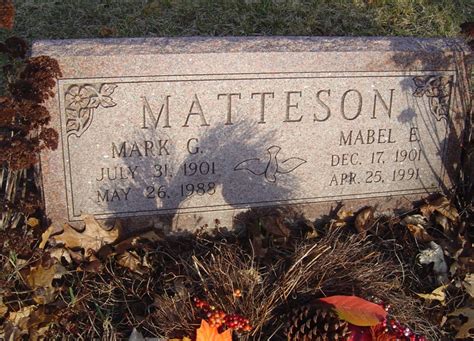 Mabel E Oram Matteson Find A Grave Memorial