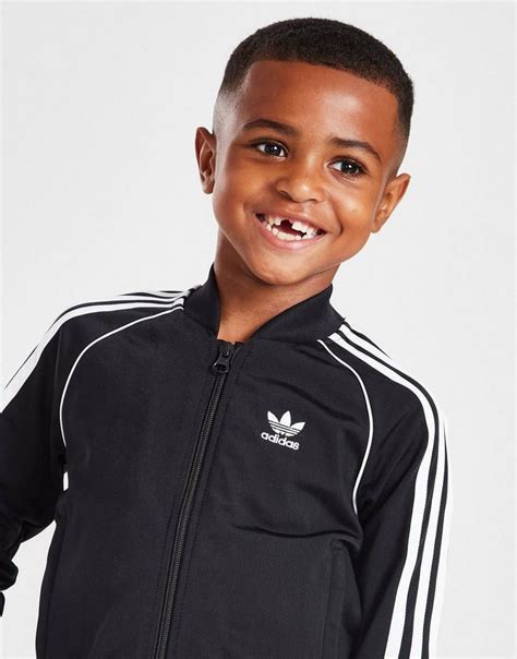 Adidas Originals Adicolor Sst Kids Tracksuit Black H25260