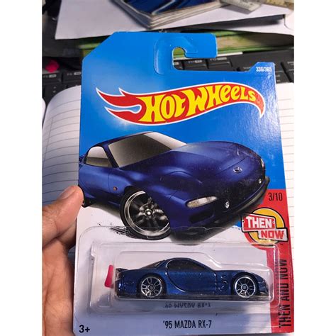 Hot Wheels Mazda Rx Blue Shopee Malaysia