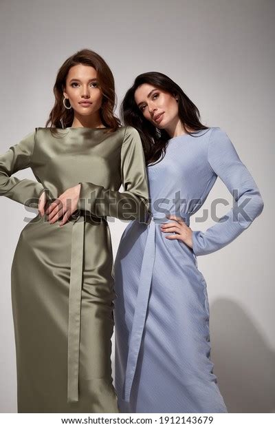 Two Sexy Brunette Woman Luxury Lifestyle Stock Photo 1912143679 Shutterstock