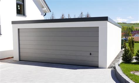 Fertiggarage Durobox Ultima Luxouri Se Doppelgarage Mit Gro En Tor