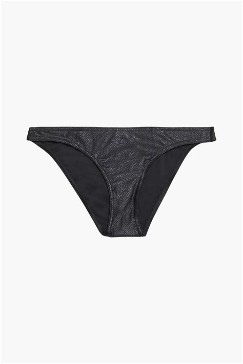 ZIMMERMANN Snake Print Low Rise Bikini Briefs THE OUTNET
