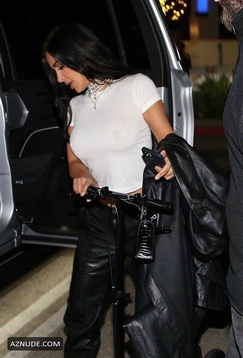 Kim Kardashian Sexy Spotted Showing Off Her Hot Pokies As She Leaves From Billie Eilish Concert