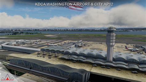 Just Flight KDCA Washington Airport City XP12