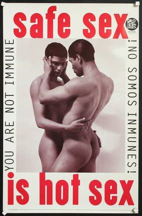 Safe Sex Is Hot Sex You Are Not Immune Original Vintage Poster Chisholm Larsson Gallery