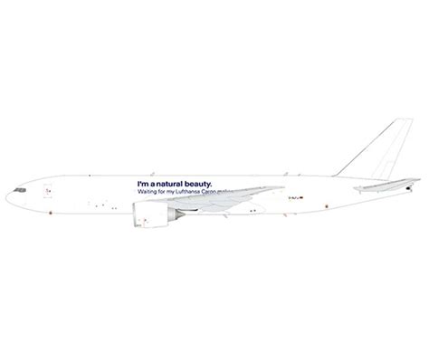 JetCollector Lufthansa Cargo B777F Natural Beauty Flaps Down