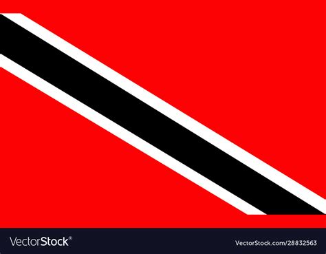 Trinidad And Tobago Flag Royalty Free Vector Image