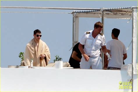 Full Sized Photo Of Joe And Nick Jonas Casually Flaunt Their Shirtless Bods 09 Nick And Joe