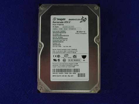 Seagate ST340016A 40GB 7200rpm IDE Drive