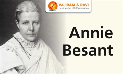 Annie Besant Contribution Theosophical Society Home Rule Movement