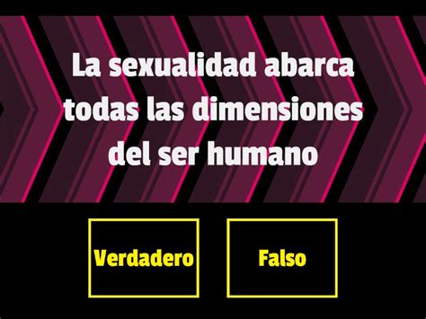 Mitos Y Verdades De La Sexualidad Verdadero O Falso